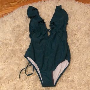 Brand new bathing suit, teal